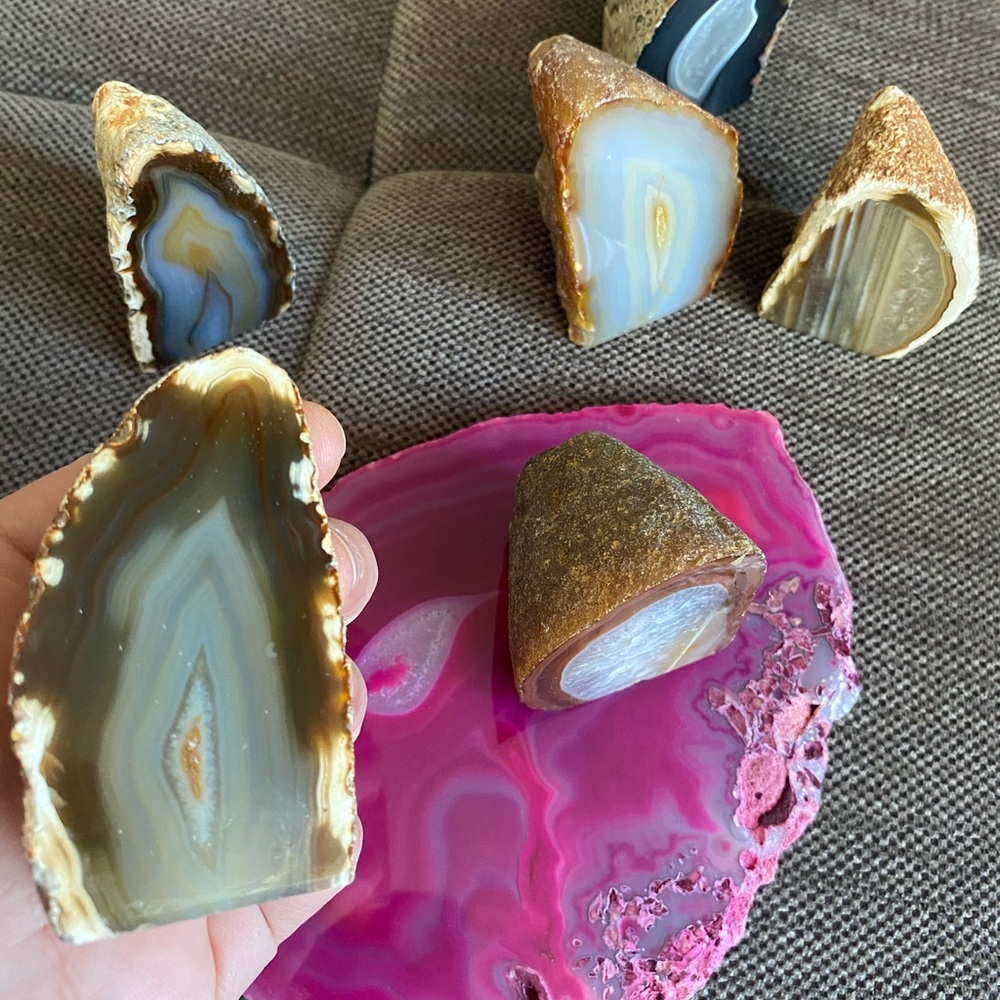 Agate Clusters Crystal Rocks - Picture 2 of 6